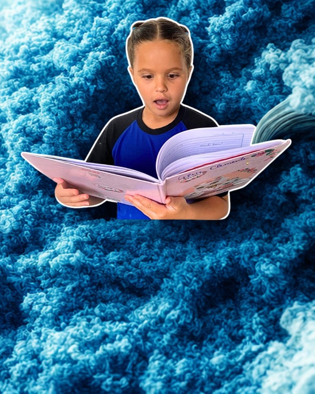 Educação Infantil do Colégio Atlântico — crianças em atividade de leitura