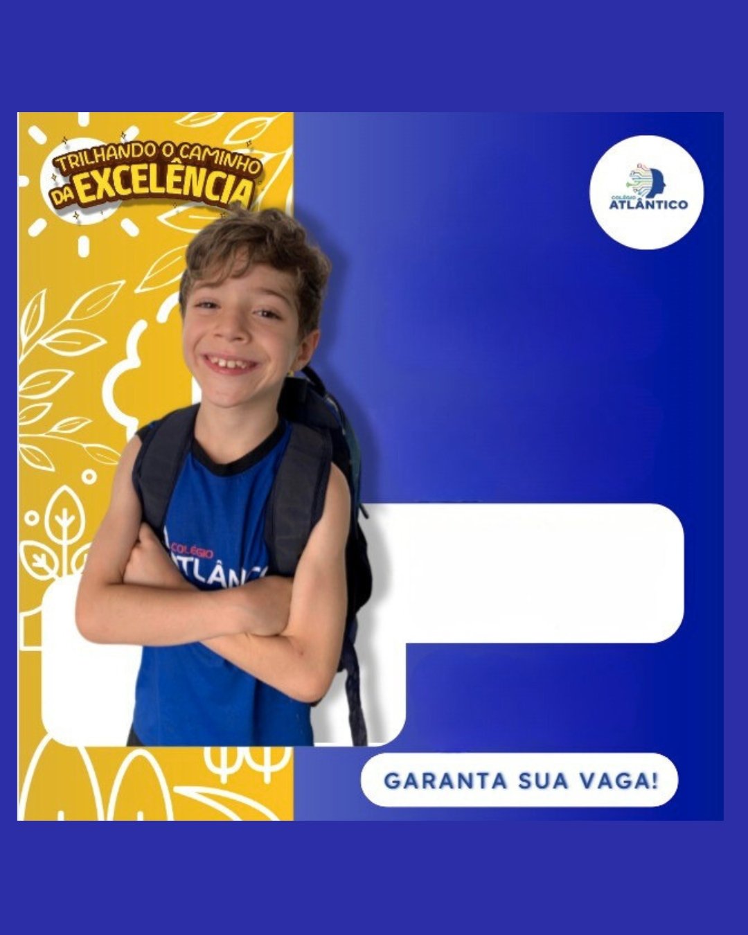 Ensino Fundamental I do Colégio Atlântico — alunos em projeto interdisciplinar